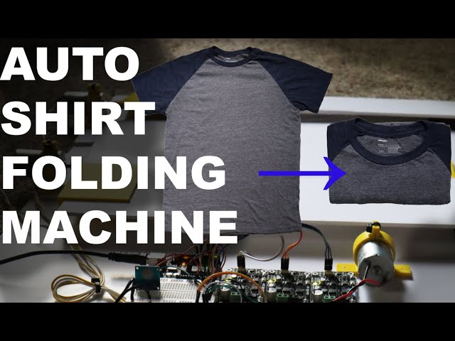 I made an Automatic Shirt Folding Machine - DIY Builds