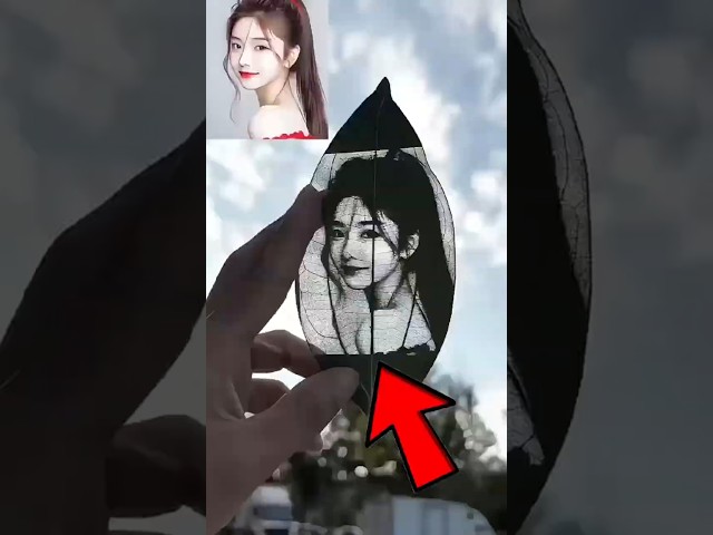 Chinese Inventor Creates a Machine That Prints Photos on Real Leaves | Amazing Eco Art Innovation