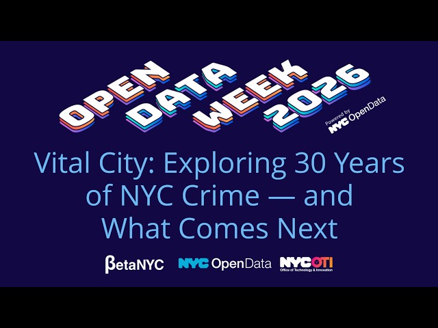 Vital City: Exploring 30 Years of NYC Crime — and What Comes Next