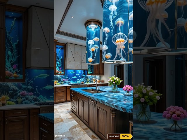 Luxury active scene kitchen island | Active scene kitchen