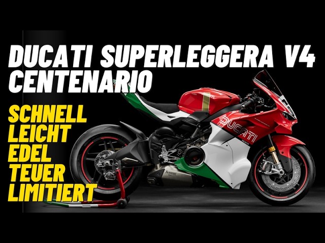 Ducati Superleggera V4 Centenario - Exklusive Tech-Insights