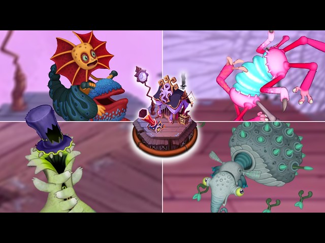 Major Paironormal Carnival Wave 4 - All Monsters Sounds & Animations (My Singing Monsters)