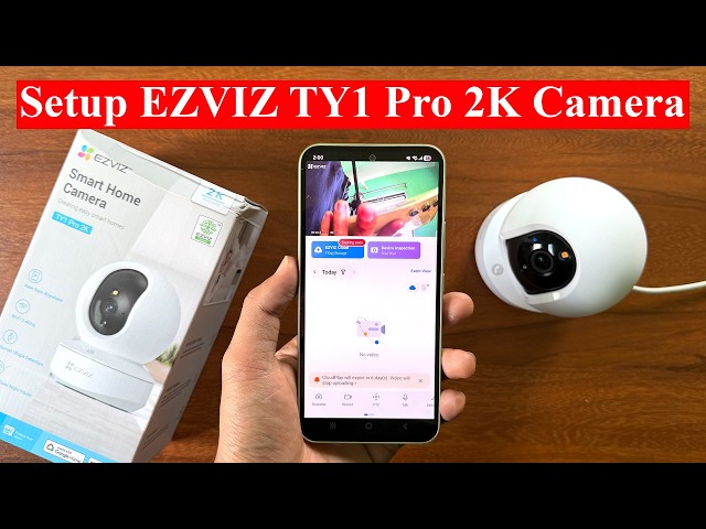 How to setup EZVIZ TY1 Pro 2K Camera Wirelessly