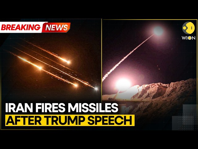 Breaking: Iran Fires Missiles at Israel, First After Trump's Speech | WION