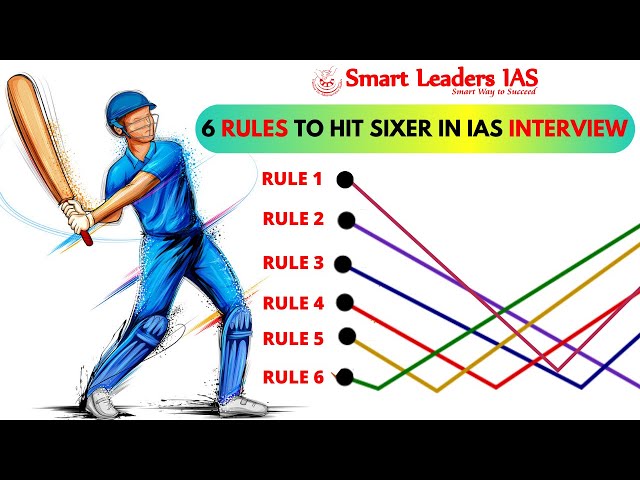 6 Rules to hit Sixer in IAS Interview | IAS INTERVIEW 2020 | CHENNAI