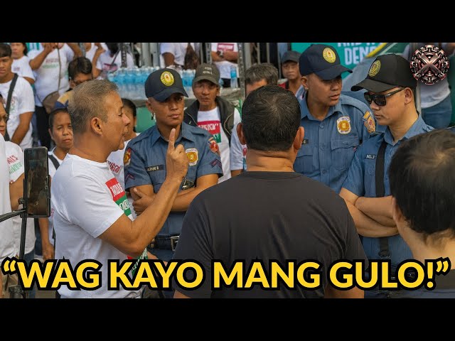 MGA PULIS NANG GULO SA RALLY? INC NAG WARNING!