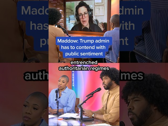 Maddow: Trump admin has to contend with public sentiment