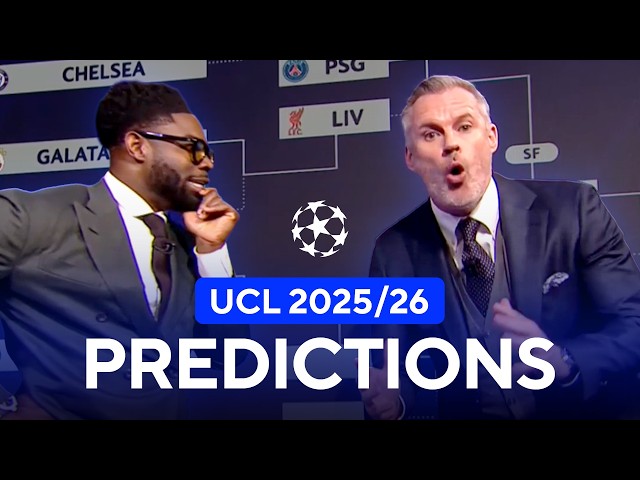 Champions League Predictions from Jamie Carragher, Micah Richards, Kate Scott & More! | UCL Today