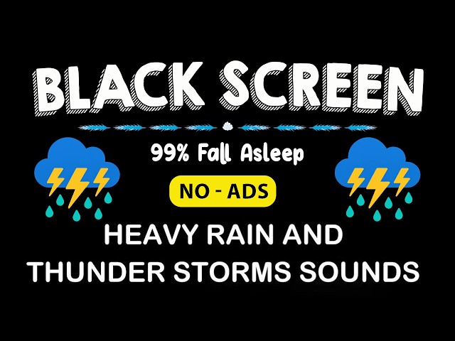 🔴 Gentle Rain Sounds for Sleeping - 24 Hours Relaxing Rainstorm Ambience, Live Stream