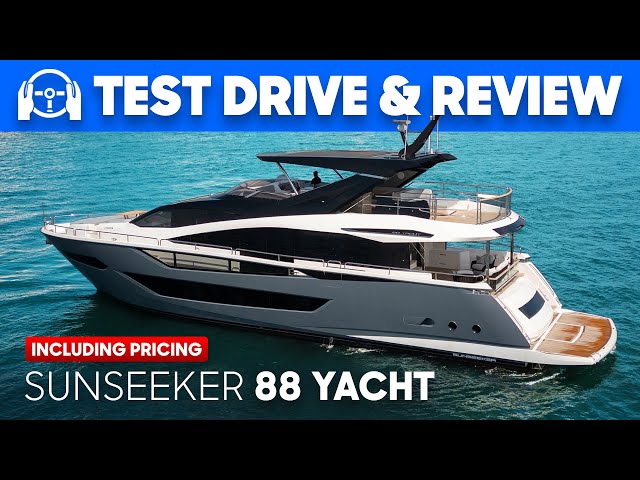 19 SOLD! Why is the Sunseeker 88 Yacht So Popular? 🤔 Test Drive, Tour & Review