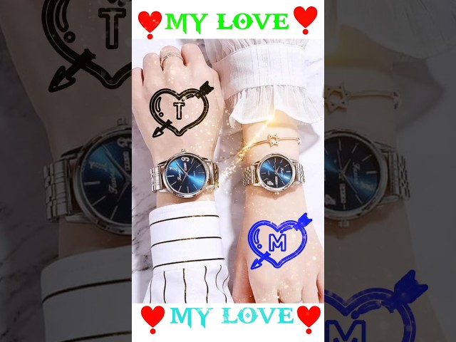 #TM Couple Name status ❤️||Name art video 💞||WhatsApp status 💘||2023