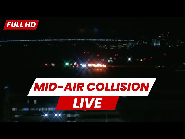 Washington live: Mid-Air Collision Near Reagan National Airport