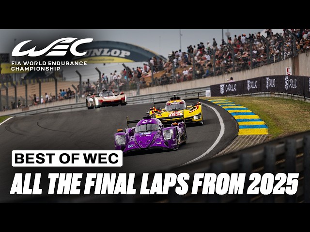 One Lap Decides Everything 🔥 | All 2025 Race Finishes | FIA WEC