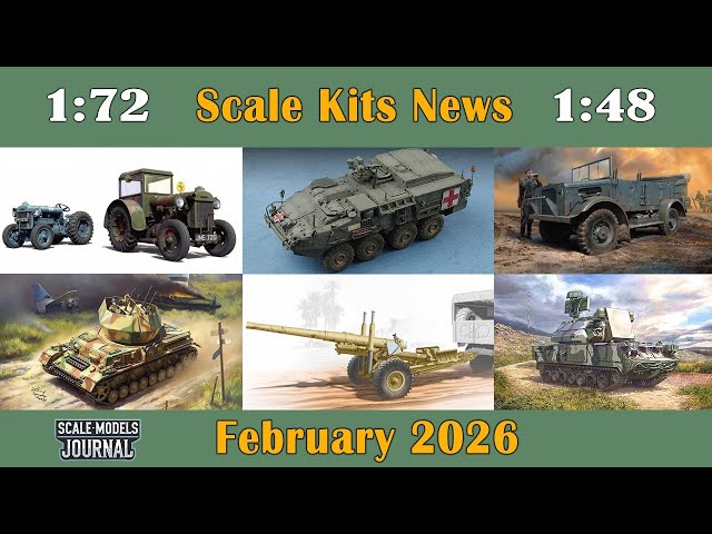 Scale Models News / Armor and Vehicles 1:72, 1:48, 1:76 - February 2026
