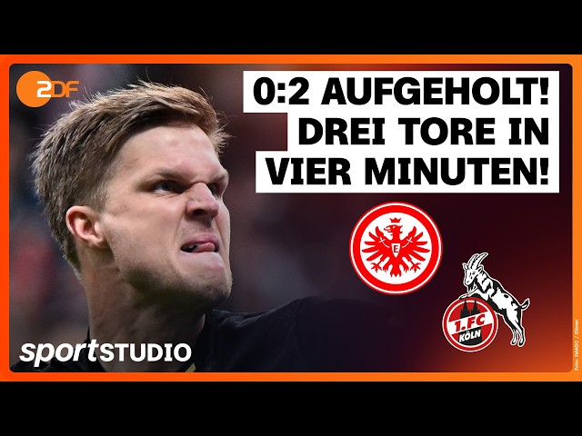 Eintracht Frankfurt – 1. FC Köln | Bundesliga, 28. Spieltag 2025/26 | sportstudio