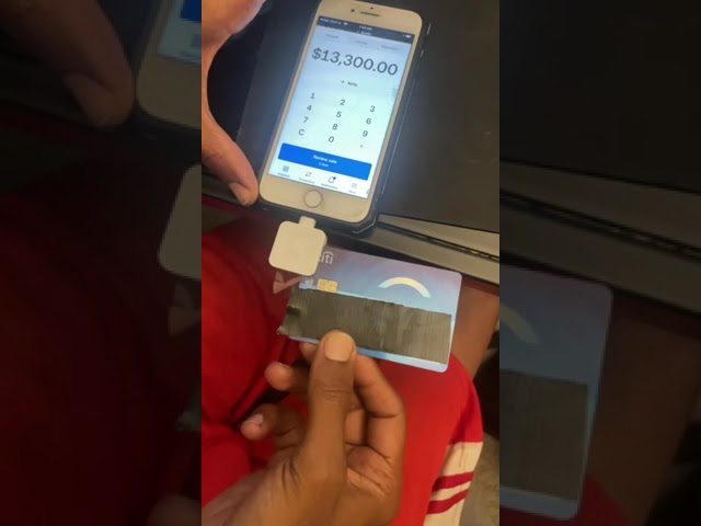 How to use SQUARE CARD READER on your phone.