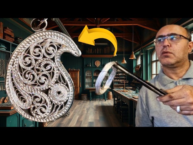 Master Artisan’s Secret: Turning Raw Silver into Filigree Art. Master Kazemian. Zanjan