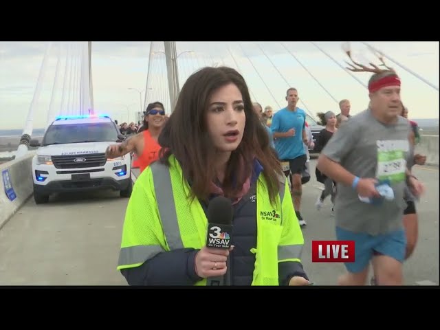 WSAV's Alex Bozarjian addresses bridge run incident