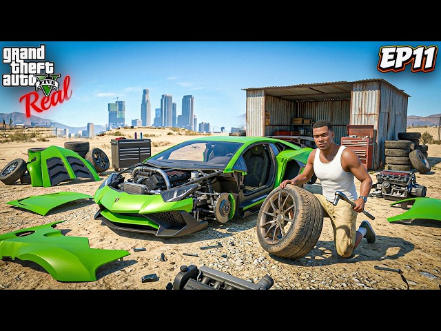 Franklin's New Supercar Dismantling Business In GTA 5 Real !