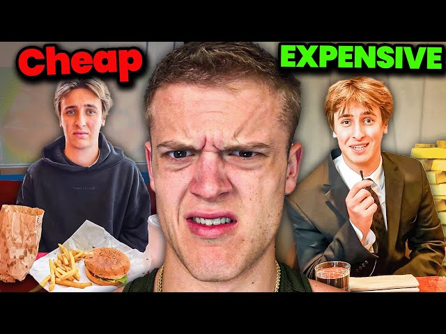 Cheap Vs. Expensive Dining.