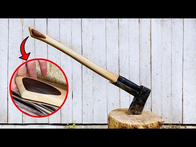 Building an Axe Handle from Ash & Walnut - Fiberglass Epoxy Reinforced | DIY