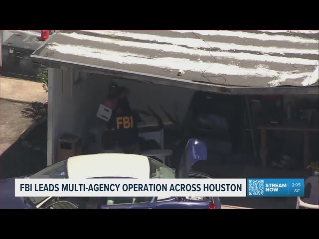 Several east Houston homes targeted in FBI operation