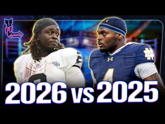 2026 vs 2025 Dynasty Rookie Mock Draft - Dynasty Fantasy Football