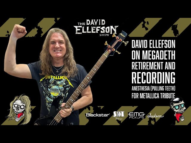 David Ellefson reagiert auf Megadeths Rücktritt und ehrt Cliff Burton