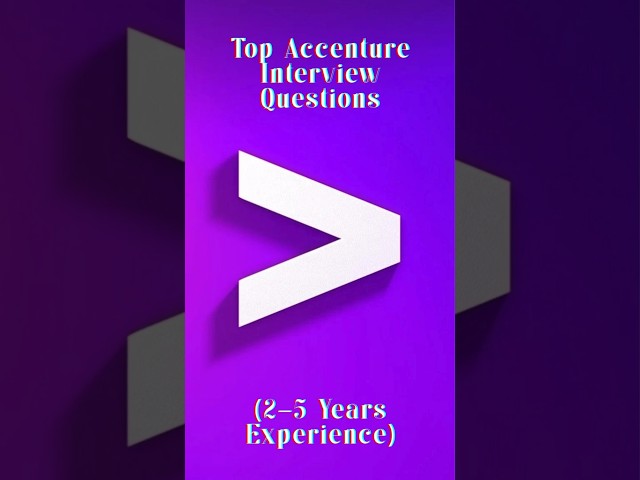 Top Accenture Angular Interview Questions for 2 to 5 Years Experience | Frontend Developer