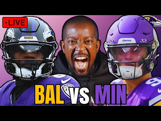 Ravens vs Vikings Week 10 LIVE Reaction & Play by Play!