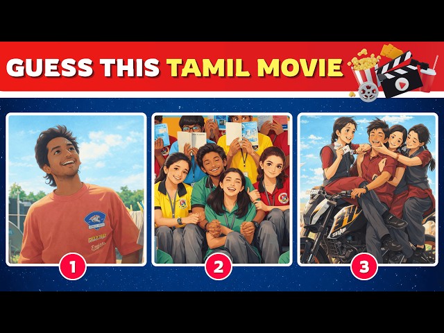 Guess the Tamil Movies by Ghibli-Style Images | Tamil Movie Quiz | Kollywood | Tamil Quiz | Part-5