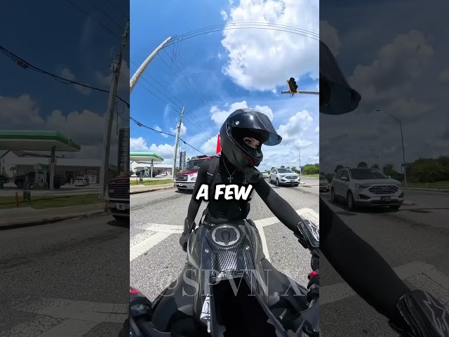 Undercover Cop Surprises Girl Biker! 😨