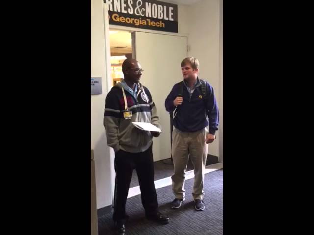 Students Surprise Security Guard for the Holidays