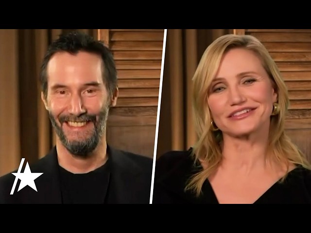 Keanu Reeves & Cameron Diaz React To REUNITING For 1st Movie In 30 Years