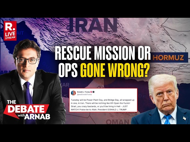 Debate With Arnab LIVE: Trump’s Profanity On Truth Social Linked To His Operation Gone Wrong In Iran