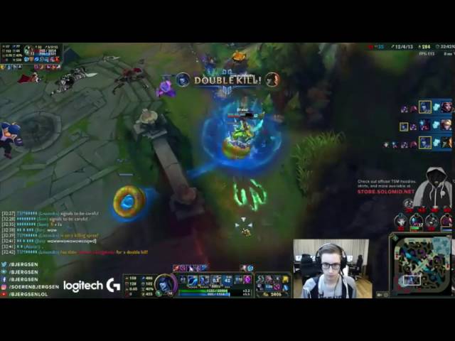 Bjergsen with the Lissandra play!