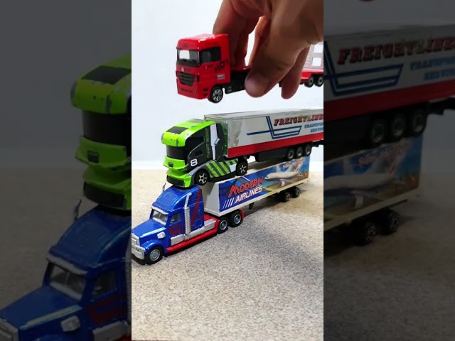 Diecast scale model trucks container trucks #diecast #modelcars #truck