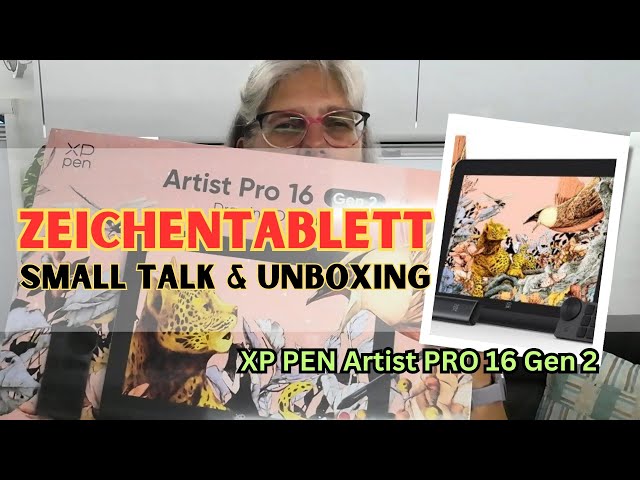 PREISWERT und trotzdem GUT??? XP PEN Artist Pro16 Gen 2 GERMAN Studio Talk Smart D'sign Embroidery
