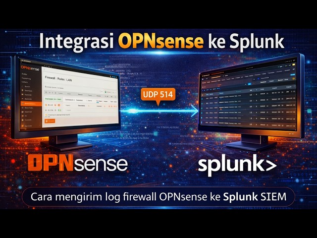 Hands-On SIEM: Kirim Log Firewall OPNsense ke Splunk