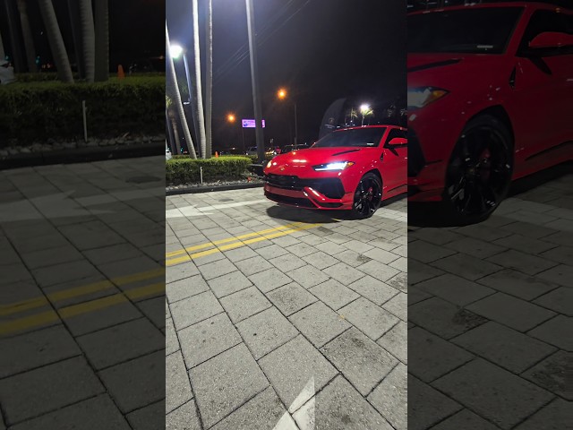 Red Lamborghini Urus