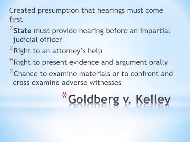 PS 21 Due Process Procedural Due Process