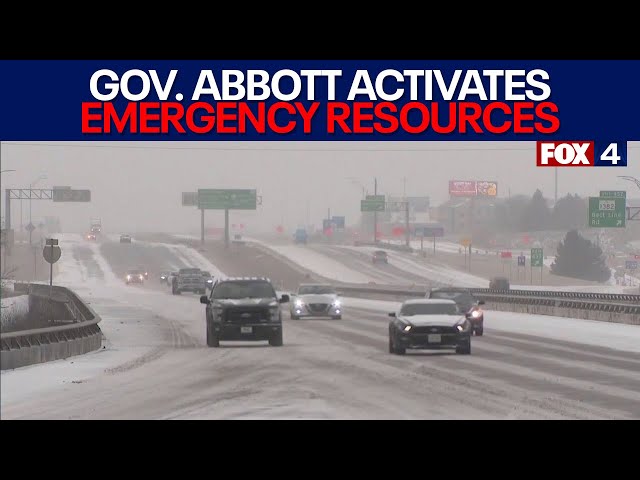 Dallas Weather: TX Gov. Abbott activates State Emergency Response Resources