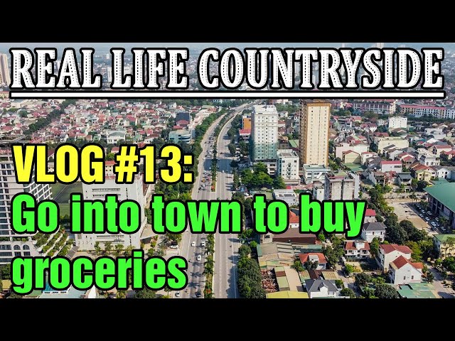 Real Life Countryside vlog 🌿 Vlog #13 |  A Peaceful Trip to Town for Groceries 🛒