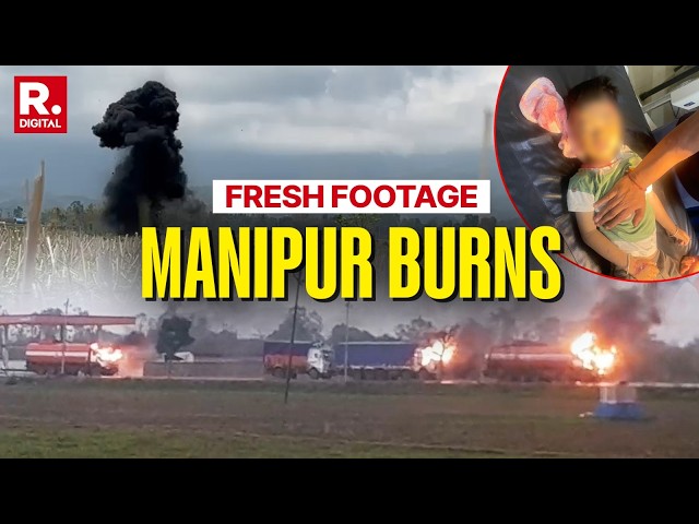 Manipur Violence: Kuki Insurgents Kill At Least Two Children, Several Homes Destroyed | On Cam