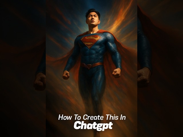 How You Can Create a Superman Poster with ChatGPT AI #shorts #ai