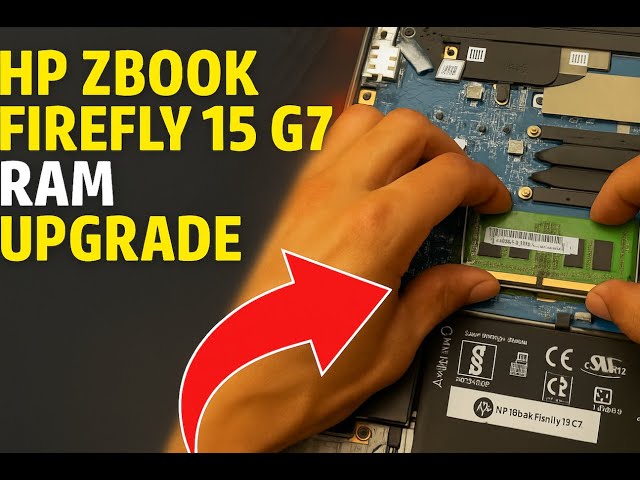 HP ZBook Firefly 15 G7 RAM Upgrade | How to Install or Replace RAM Easily