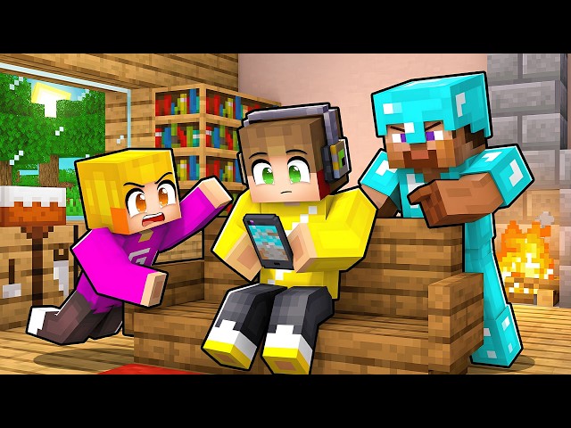 24 uur lang ALLEEN APPEN in Minecraft