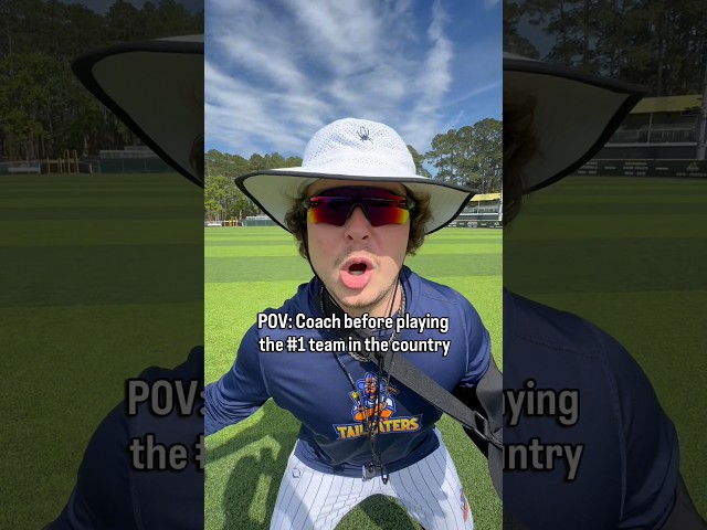 POV: Coach Before Playing The #1 Team In The Country… #fyp #viral #trending #mlb #relatable #skit