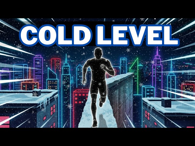 HIGH ENERGY 🔋 Interactive Warm-up | COLD ROOFTOP PARKOUR POV 🏃‍♂️ | Full Body Cardio & Reaction⚡️