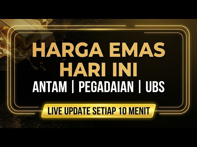 HARGA EMAS NAIK TIPIS KAMIS 23 APRIL  2026 | ANTAM, PEGADAIAN & UBS | LIVE NONSTOP